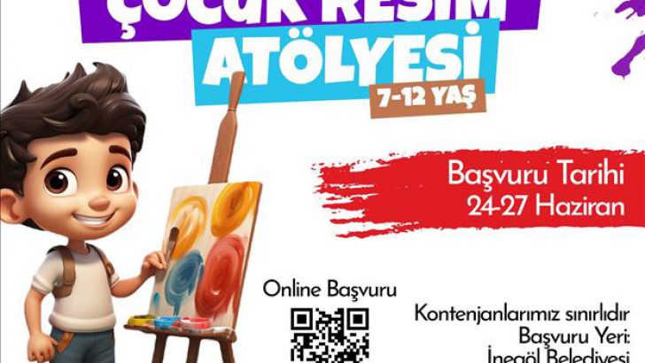 Çocuk Resim Atölyesi Kayıtları Başladı